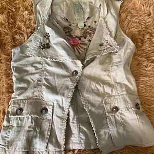 vintage banana republic vest